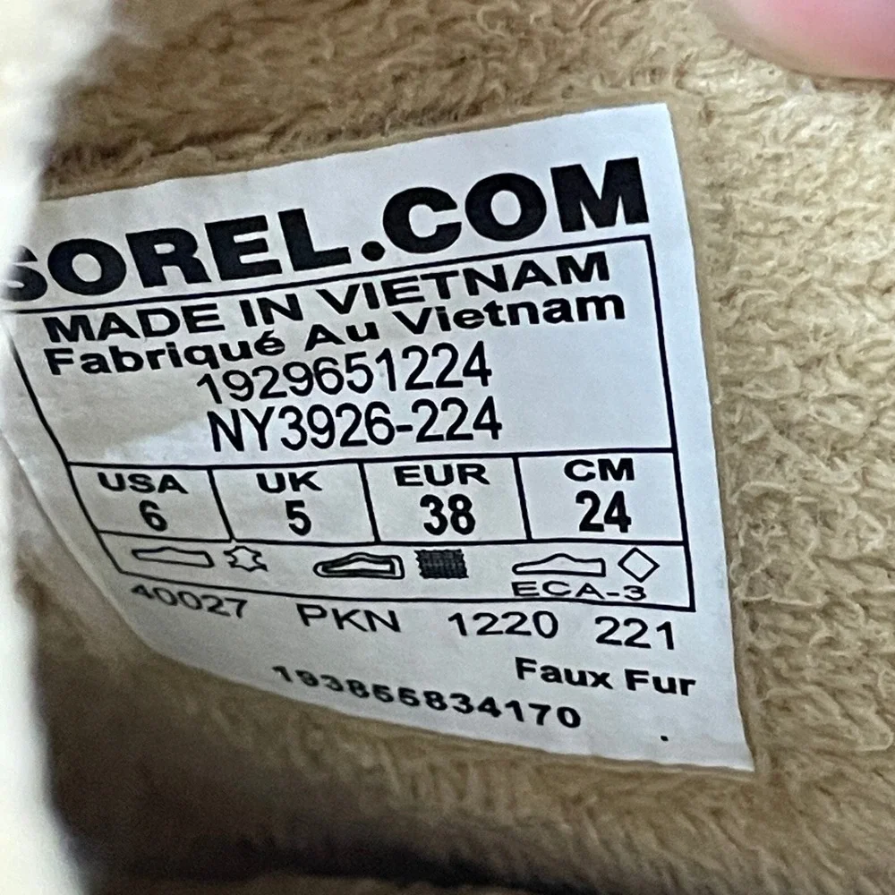 Sorel Slipper Lanner Ridge II Shoes‎ Youth Girls Boys Size 6 Suede Camel Brown